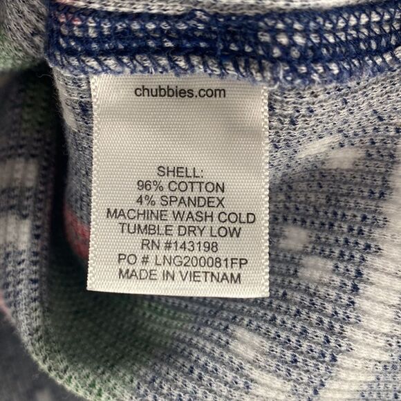 Chubbies Long Sleeve Top Men’s Size Medium - Picture 4 of 8